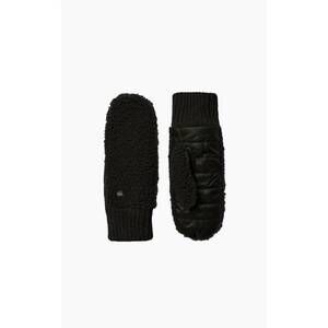 NEW SOIA&KYO women's alina faux shearling gloves in black